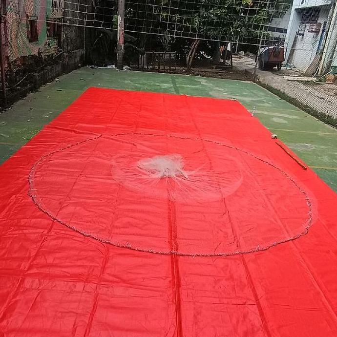 JALA IKAN DAN UDANG PANJANG 3 METER(10 FEET) LUBANG 1 ICHI SIAP PAKAI