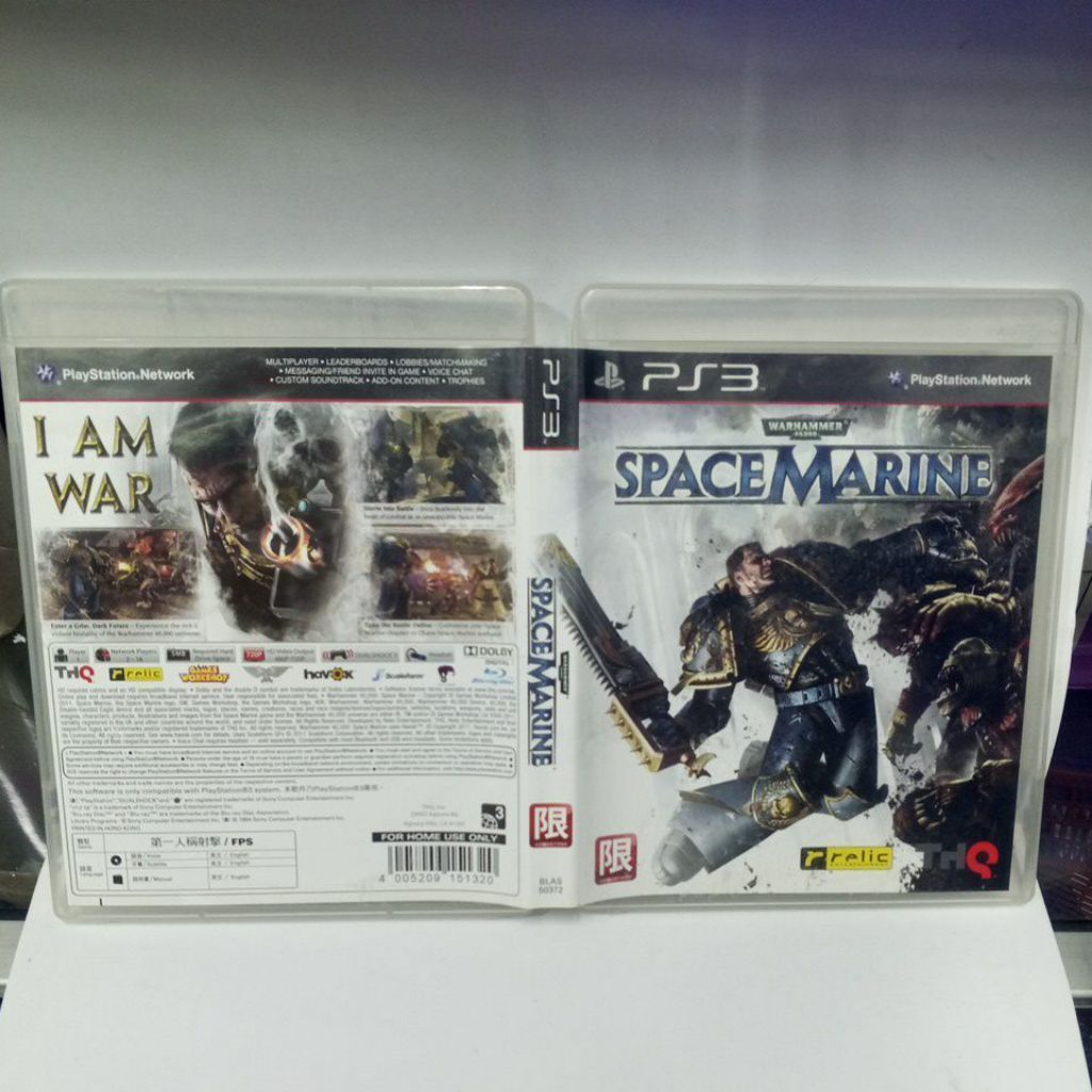KASET PS3 BD WARHAMMER 40.000 SPACE MARINE