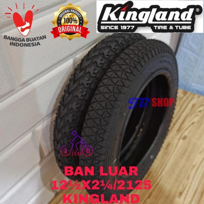 BAN LUAR SEPEDA 12 1/2 X 2 1/4 2125 2.125 KINGLAND ATLANTIS 12X2 1/4 12X2.125 12X2125 Outdoor