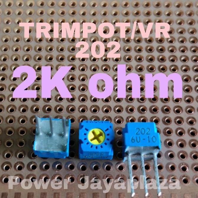 TRIMPOT VARIABLE RESISTOR VR 2K OHM VR2K OHM/202 VR /1PCS PJP79