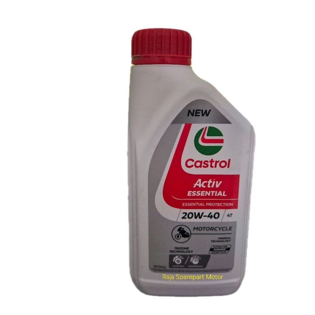 Oli Castrol Activ Essential 20W-40 0.8Liter Asli Original Castrol
