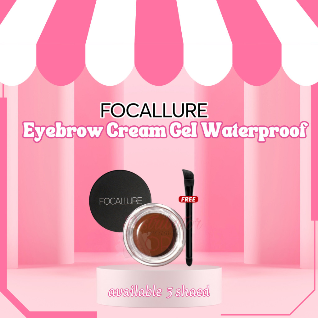 READY Pomade Gel - Kosmetik Mata Waterproof CELAK ALIS | 01 AUBURN | 02 CHOCOLATE | 03 DARK BROWN | 