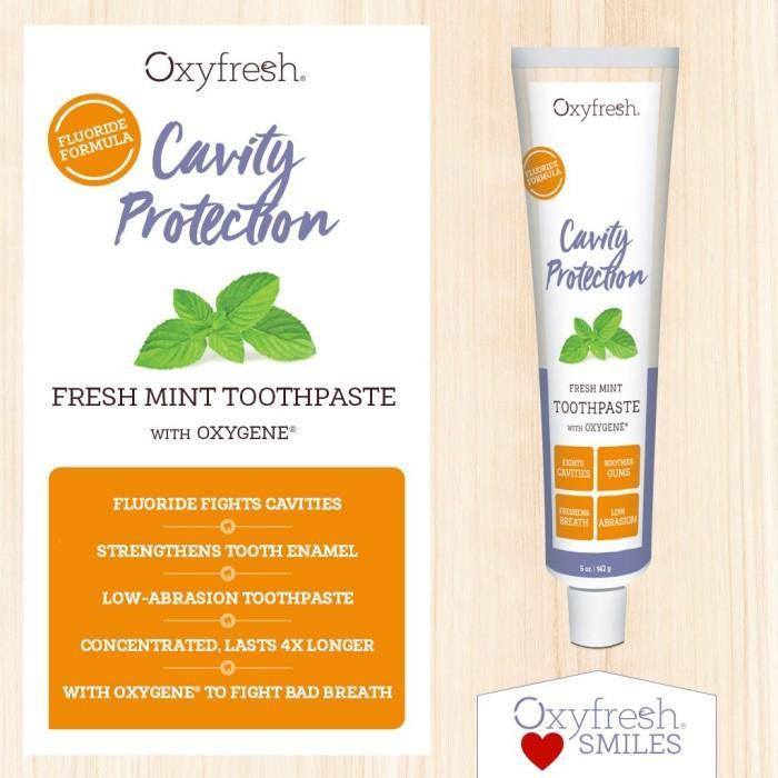 Oxyfresh Fluoride Cavity Protection 142gr Pasta Gigi Odol Oxyfresh
