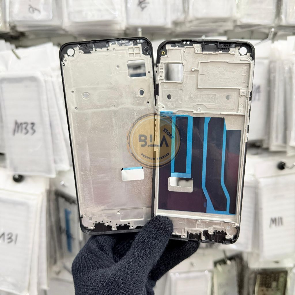MIDDLE - TULANG TENGAH - FRAME LCD - TATAKAN LCD REALME 6 RMX2001 / REALME NARZO RMX2002