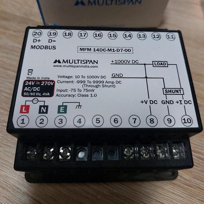 Murah Dc Multimeter Digital ( Ampere Dc+ Voltmeter Dc + Watt Dc + Kwh Dc) Digital Power Meter Dc Dim
