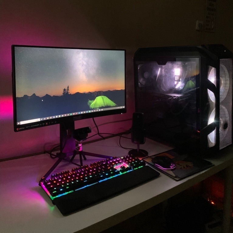 PC Fullset Setup Gaming / Editing / Live Streaming All in One