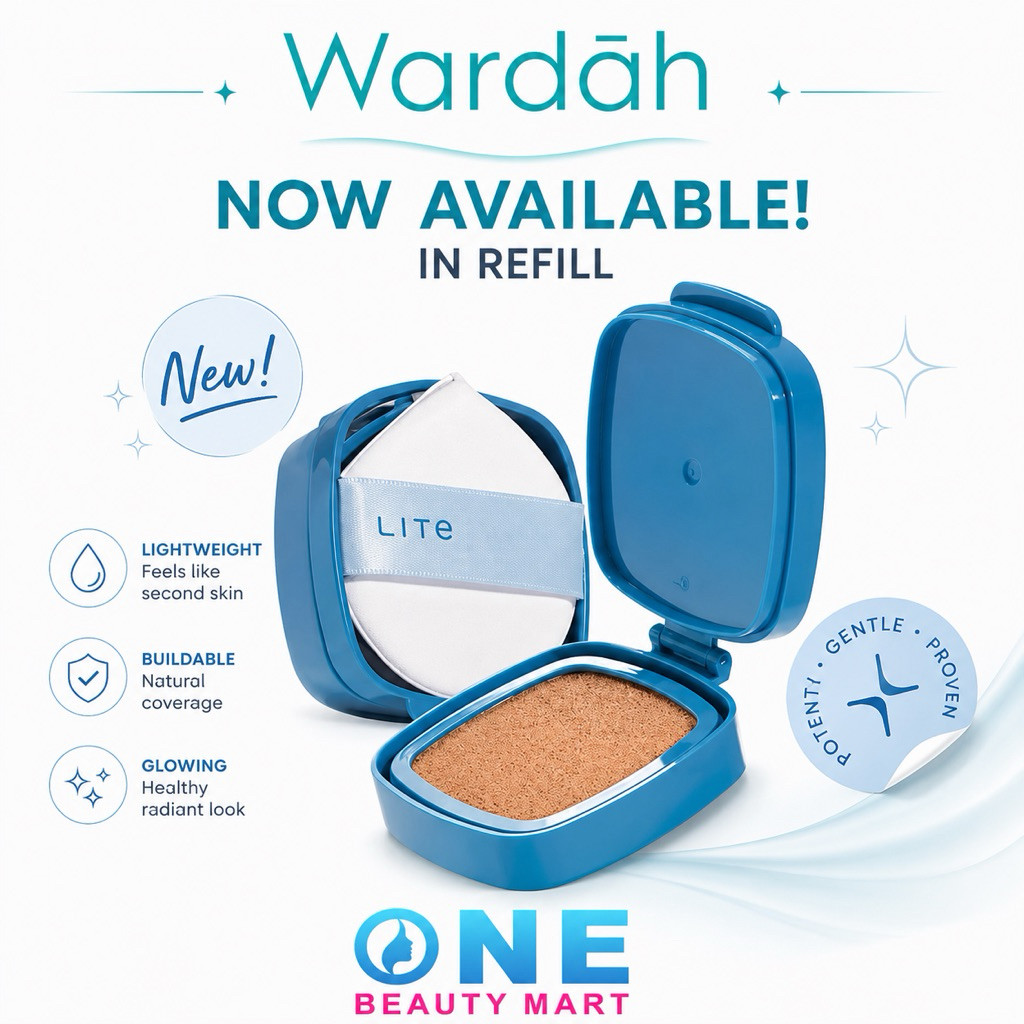 WARDAH Lite Skin Filter Cushion | Refill Cushion Wajah | Cushion Wajah