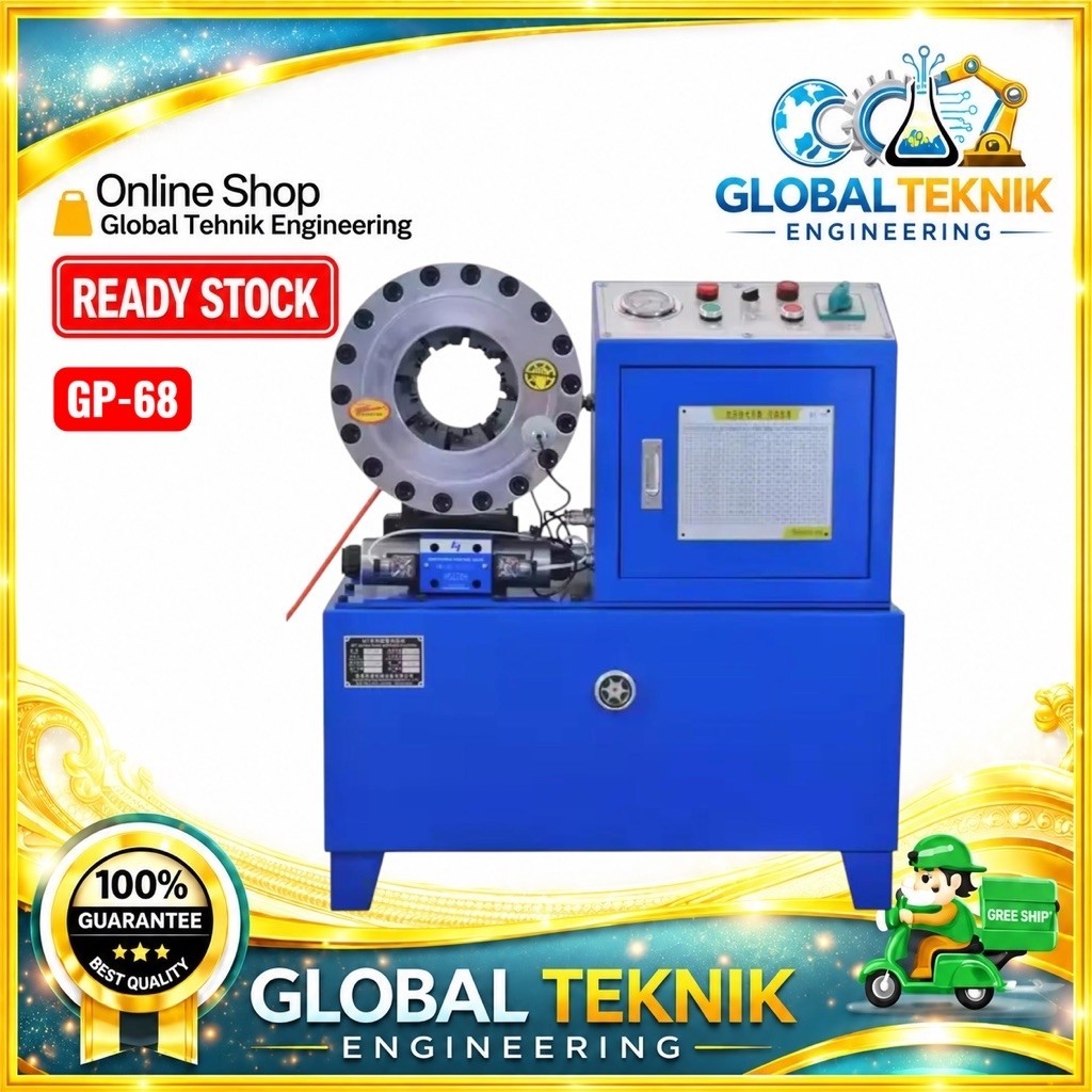 Mesin Press hidrolik GP68/Hose Crimping Machine