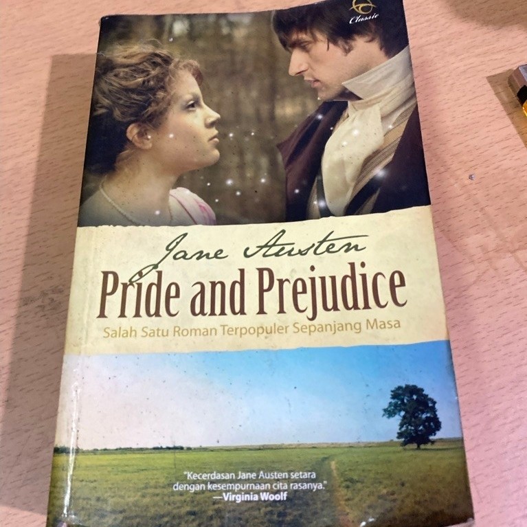 Pride and Prejudice Jane Austen Original Bahasa Indonesia Bekas Masih Bagus