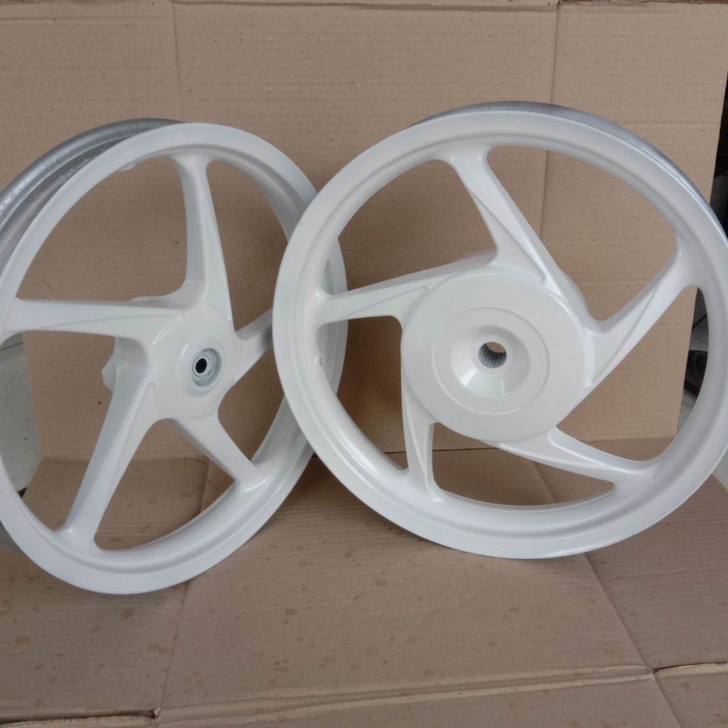 1Set Velg Beat Vario Scoopy Spacy Asli, Seken Copotan Sudah Repaint Ulang Tinggal Pakai