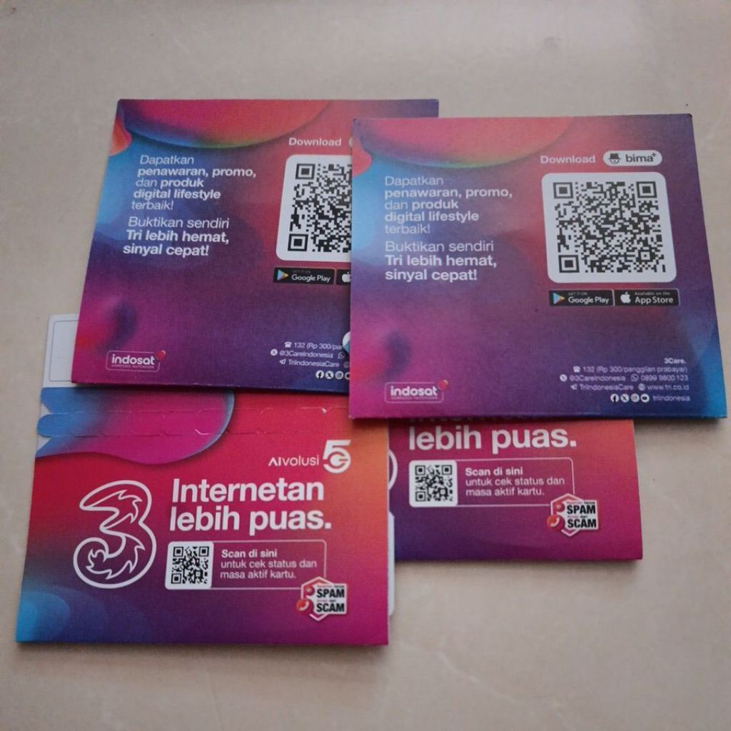 Perdana Tri HIFI 15Gb/Bulan