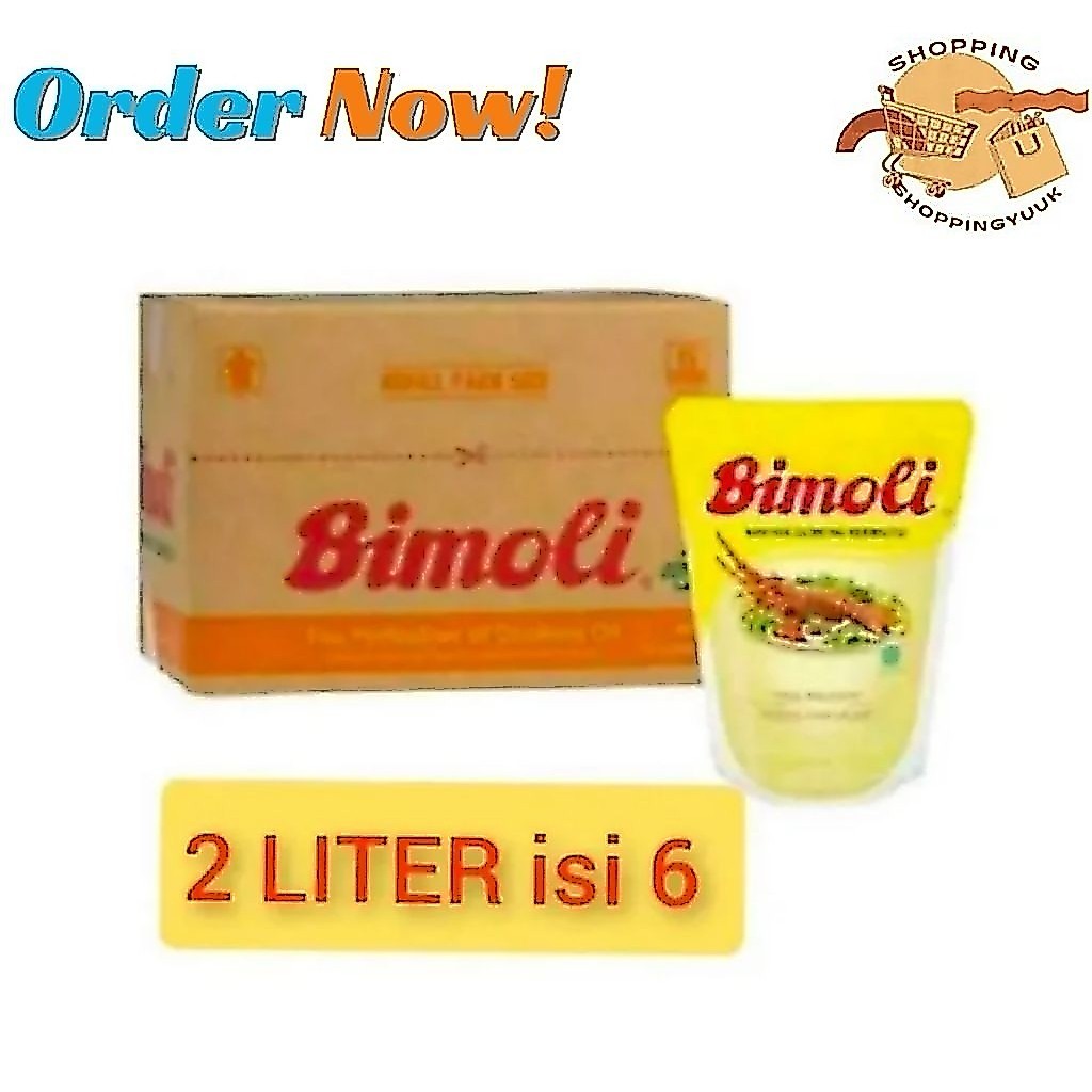 Bimoli Minyak Goreng 2 Liter (6 pouch/karton)