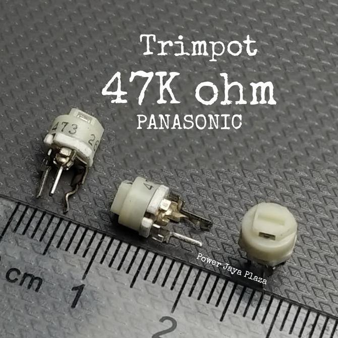 TRIMPOT 47KOHM 47K 473 ASLI JAPAN VARIABLE RESISTOR KUALITAS TINGGI PJP79