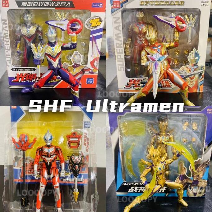 Ultraman Trigger Multi Shf Ultra Action Figure Ultraman Delta Guts Spark Circle Arms