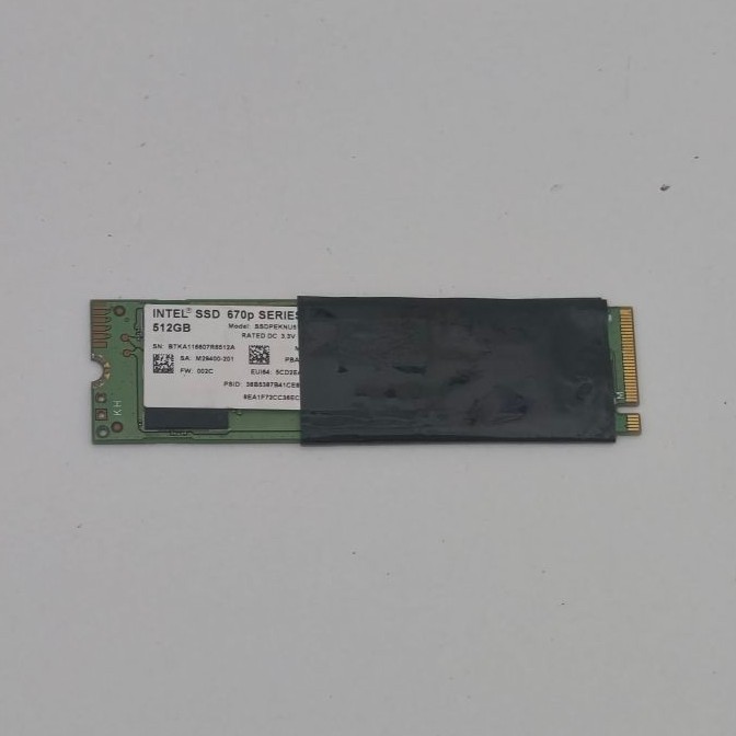 SSD NVMe 512GB Intel 670p