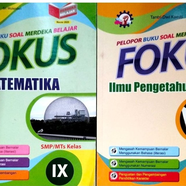 FOKUS MATEMATIKA, ILMU PENGETAHUAN SOSIAL ( SMP KELAS 9 ) - Merdeka Belajar