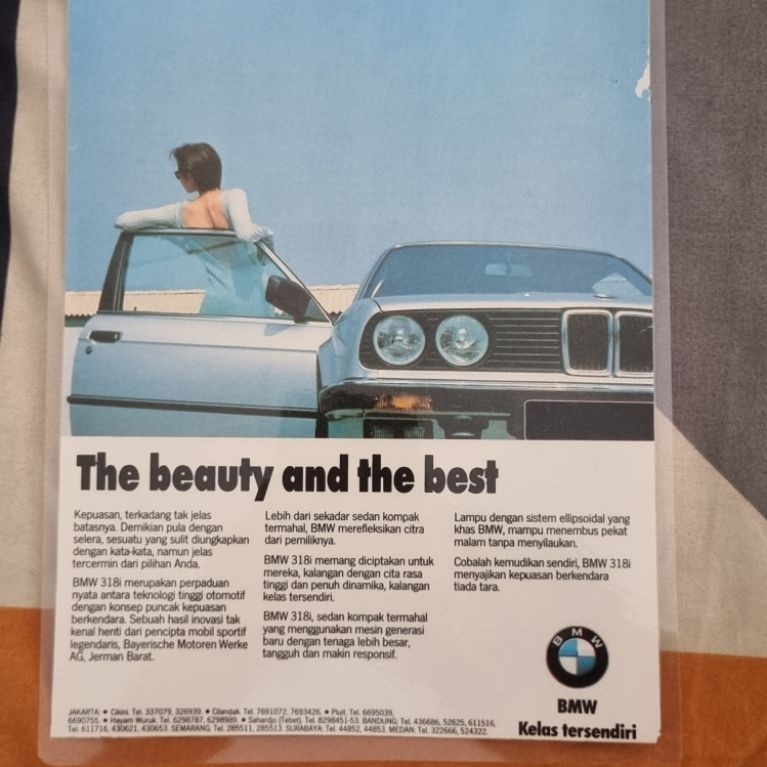 poster bmw e30 original