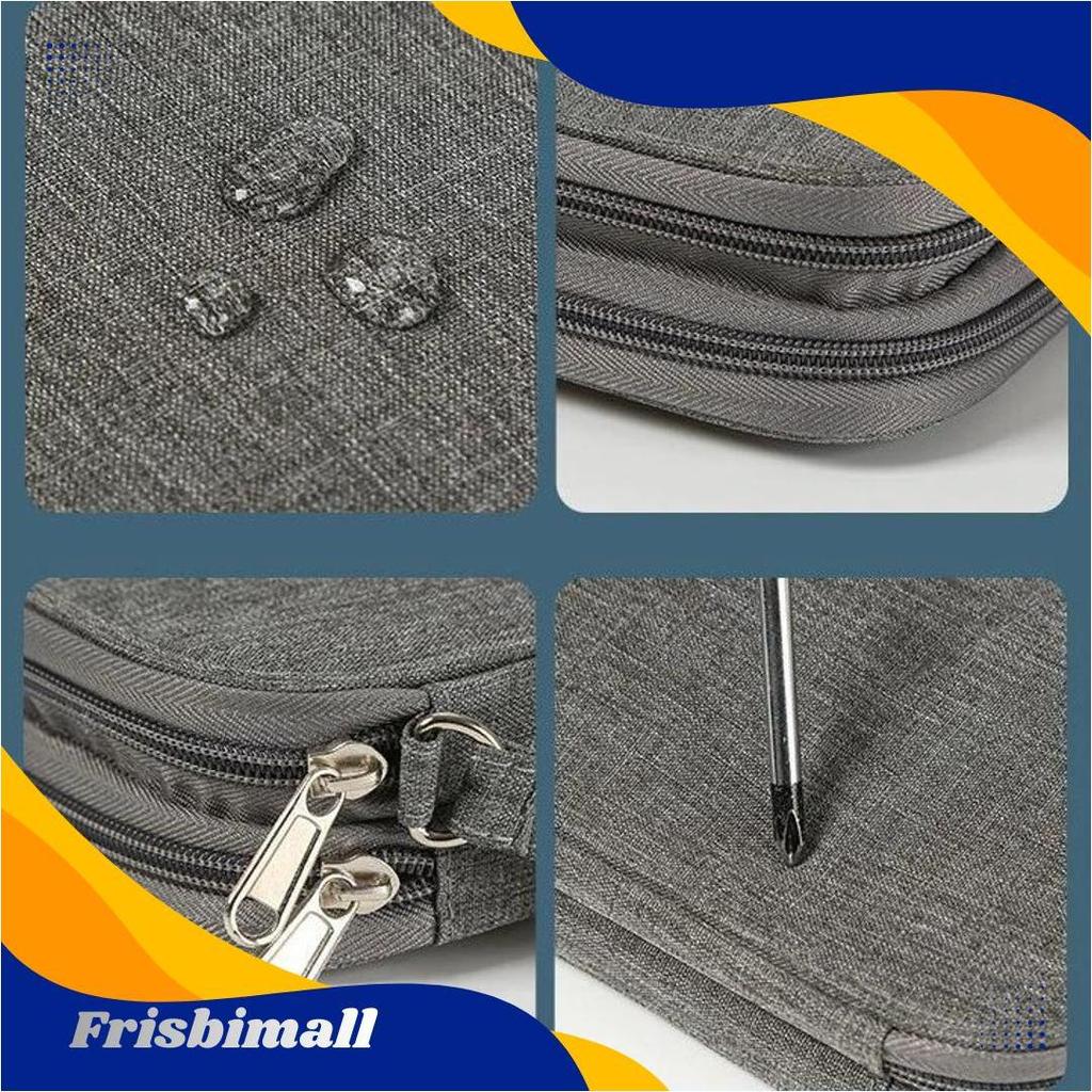 Pouch Dompet Travel Double Layers Mini Storage Organizer Cable Cord Sale