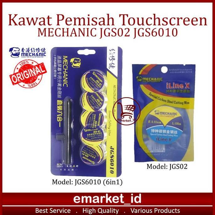 Kawat Pemisah Touchscreen MECHANIC JGS02 JGS6010 ORIGINAL / Iline X