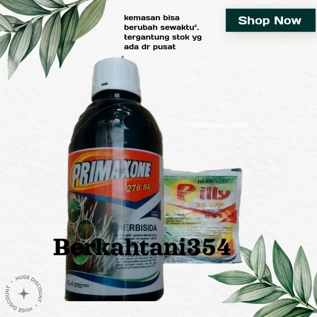 Bonus metsul Herbisida primaxone 1liter herbisida kontak primaxone 1liter