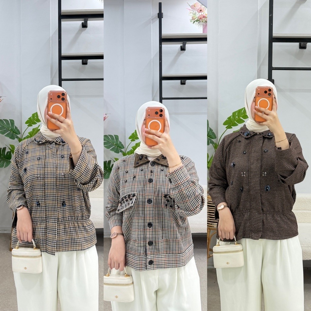 Fatunhijabs - Tanisha | Asya | Delfira | Aina | Elvara | Liora | Bina - Atasan Wanita Payet
