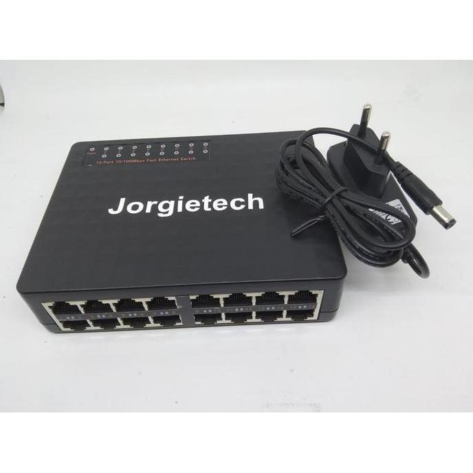 Pilihan - Jorgietech Switch 16 Port 10/100