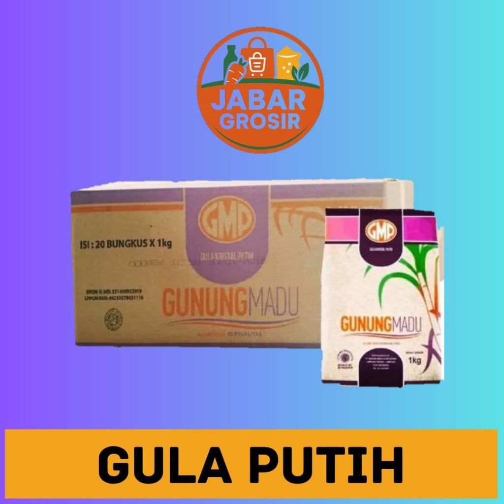 GULA PASIR PUTIH KARTONAN