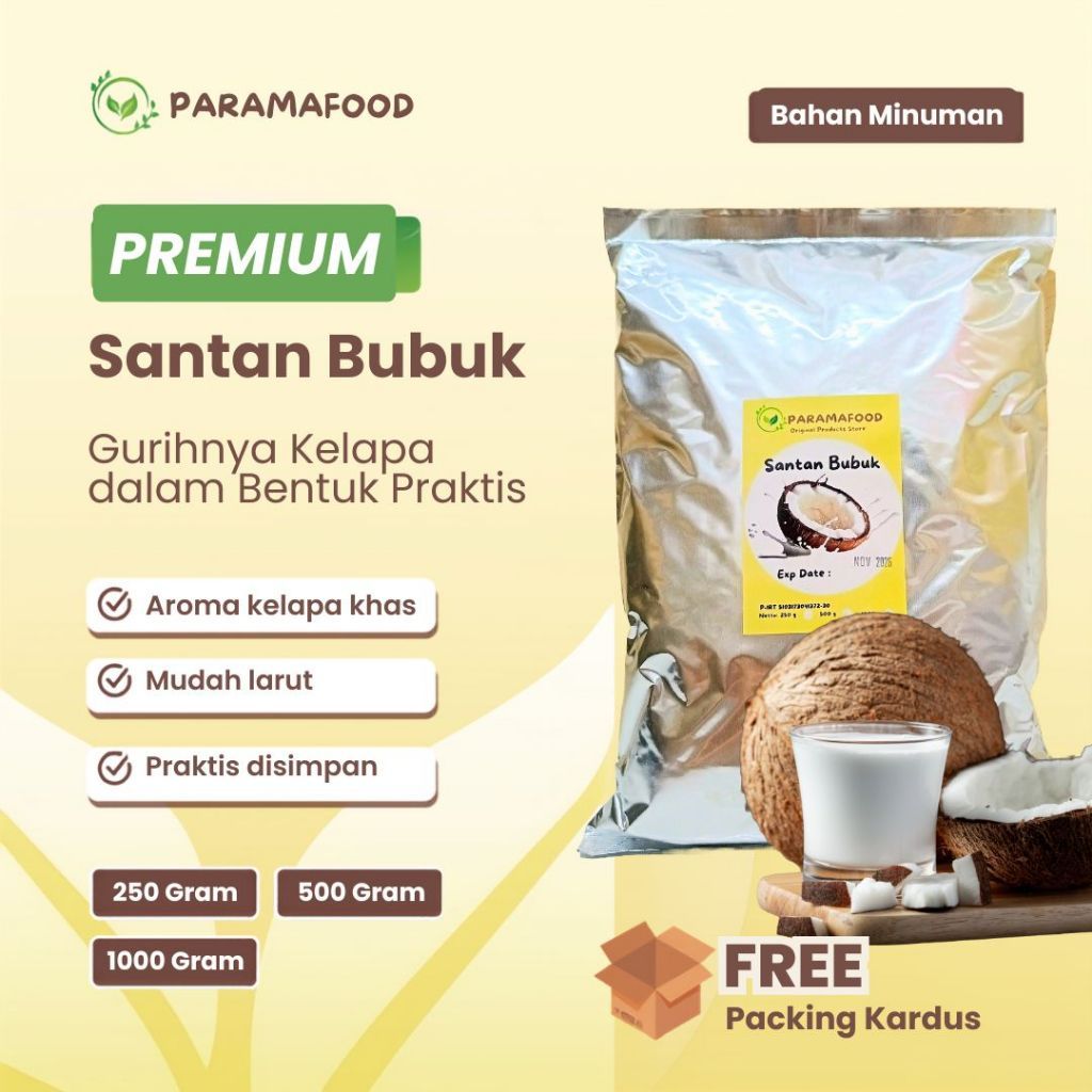 Santan Bubuk Paramafood 1kg 500 gram 250 gram