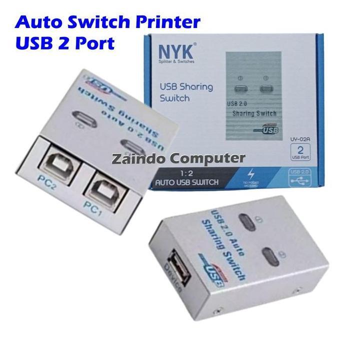 AUTO SWITCH PRINTER 2 PORT NYK / USB SHARING SWITCH PRINTER 4 PORT