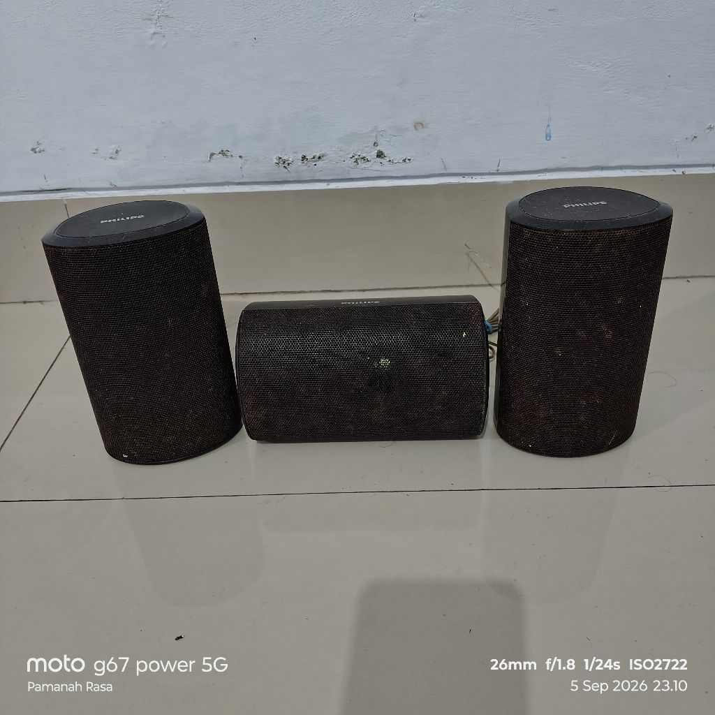 Speaker Satelit eks home theater Philips 3pcs
