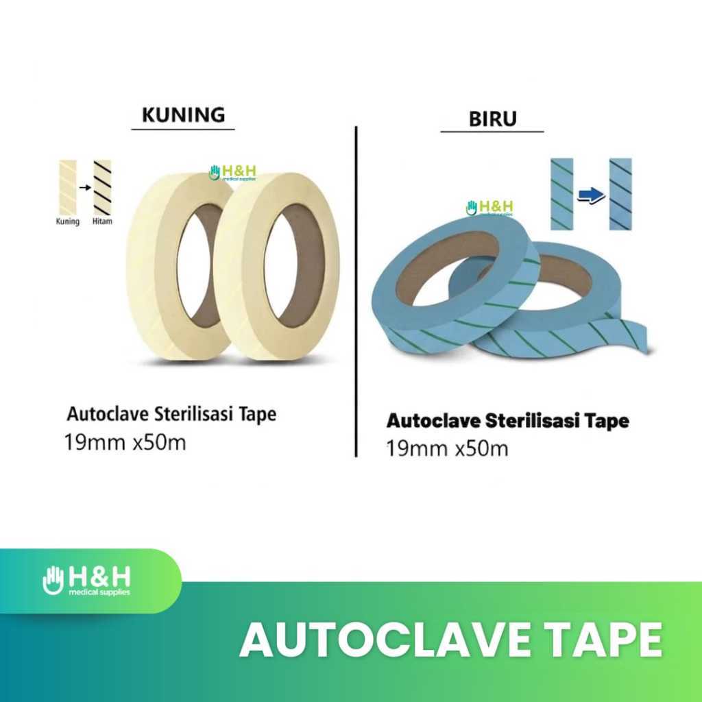Autoclave Tape / lakban Autoclave / Solatip Autoclave