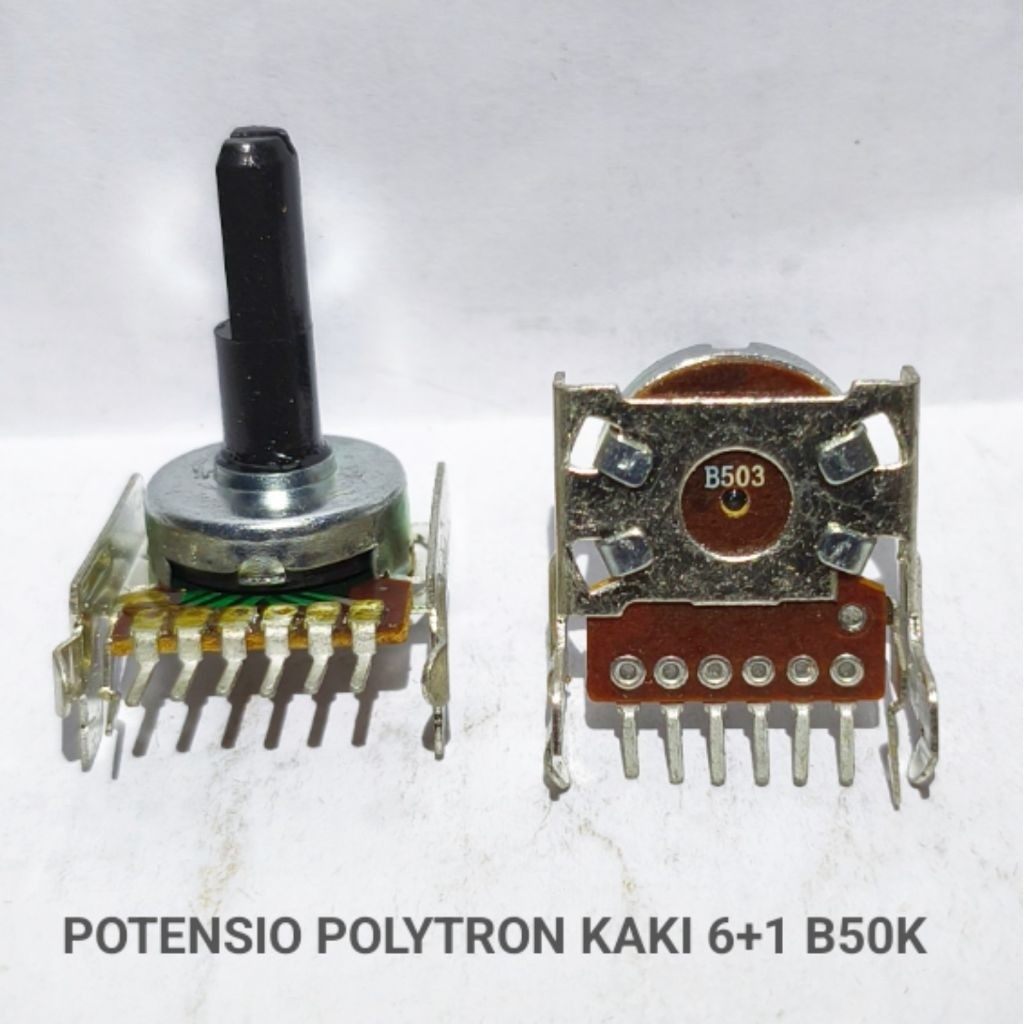 POTENSIO POLYTRON KAKI 6+1 B50K potensio