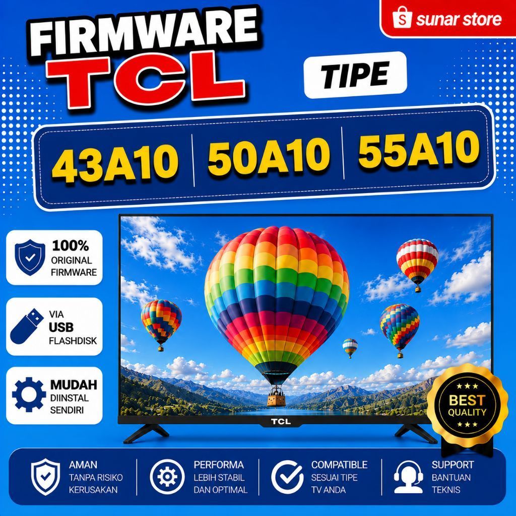 FIRMWARE TV TCL 43A10 50A10 55A10