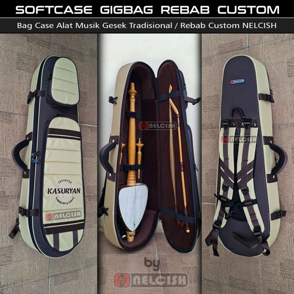 Tas Softcase Gigbag Rebab Sunda dan Jawa Alat Musik Tradisional by NELCISH