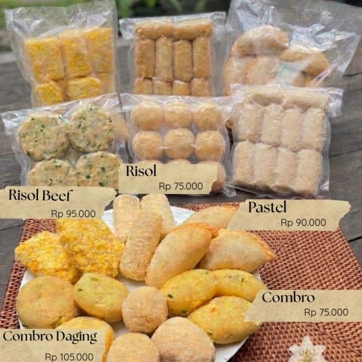 Santa88 Frozen Combro Daging Isi 10 | Combro Isi Daging Cincang Jumbo | Frozen Food Premium