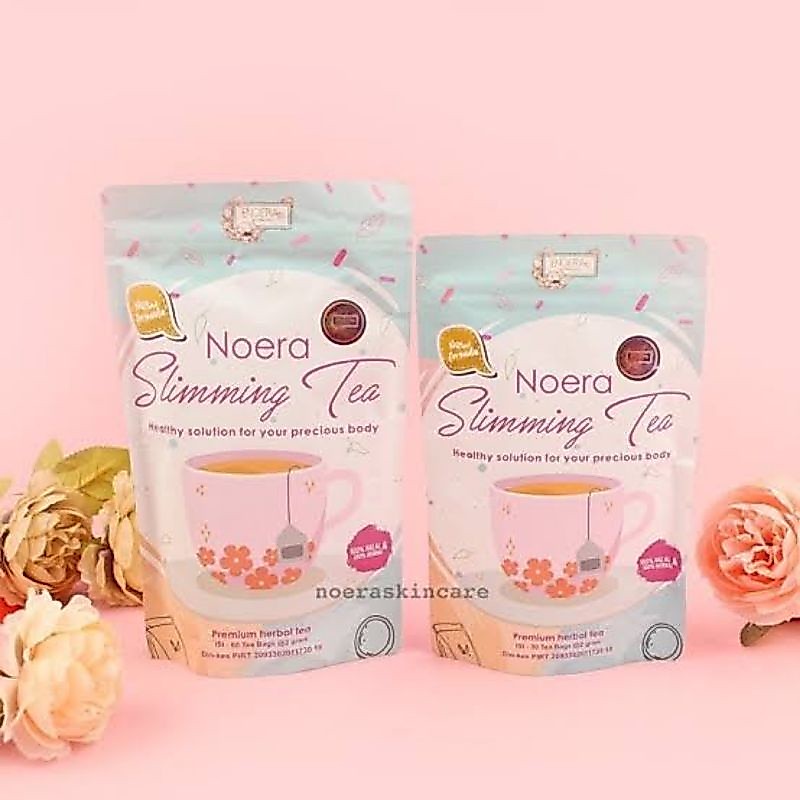 Noera Slimming Tea - Teh Pelangsing Herbal Alami - Diet Busui - Detox Alami - Pelangsing Busui