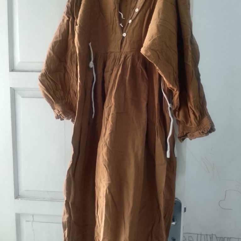 gamis mustard