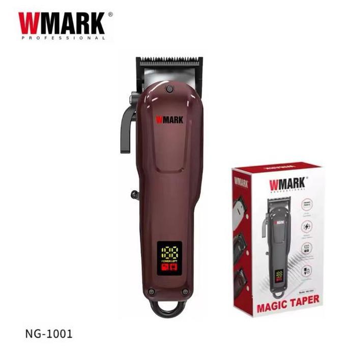 Wmark Alat Cukur Rambut Hair Clipper Professional 6600 Rpm New 2024 Charging Usb Tipe C Mesin Cukura