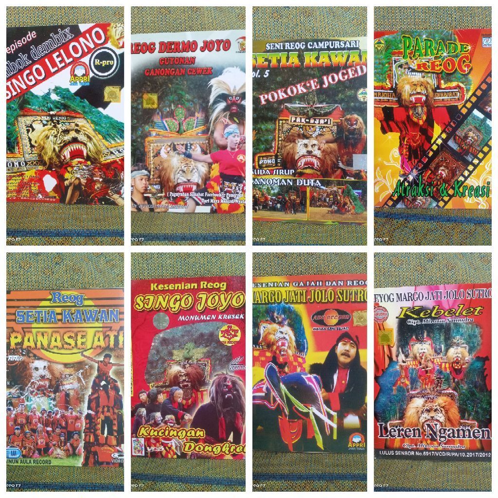 KASET VCD REOG 8 MACAM VOL 3 RANDOM