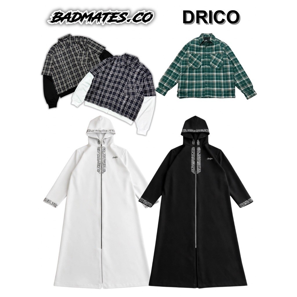 Driftcolony Gamis Drico Ramadhan Collection / Drift Colony Flannel Collection Original
