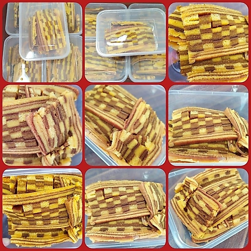 Pinggiran Potongan Kue Lapis Legit Premium Butter Wjisman Yummy