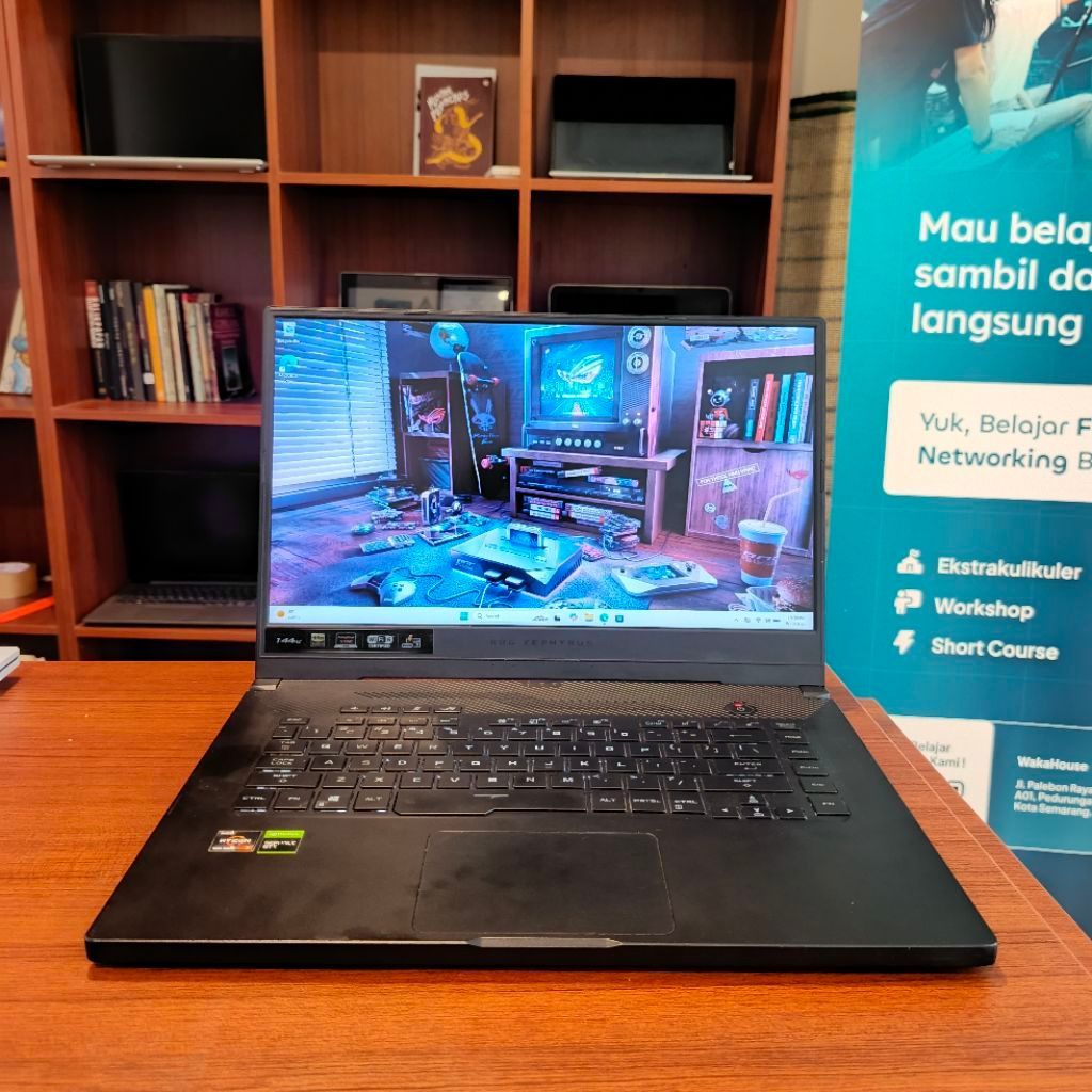 Laptop Asus Zephyrus GA502L, Amd Ryzen 7 - 4800HS, ###DualVga: - Amd Radeon TM Graphics, - Nvidia Ge