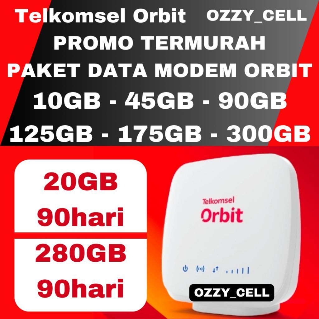 MURAH PAKET DATA MODEM ORBIT TELKOMSEL FULL 24 JAM NASIONAL KUOTA PROMO
