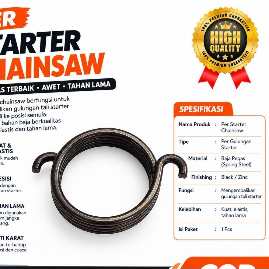 Per Stater Chainsaw Rewind Spring Chainsaw Proquip 5200 5800