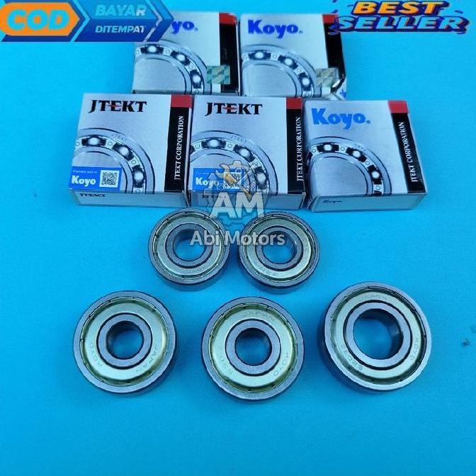 BEARING RODA SET HONDA KOYO JAPAN REVO 110CC/BEARING HONDA KOYO JAPAN LAHAR LAHER LAKER RODA REVO 11