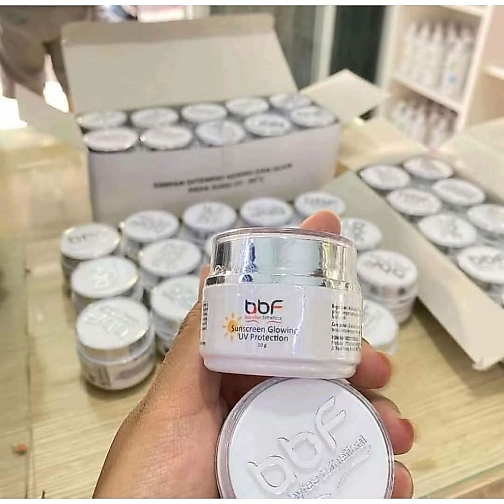 {ORI 100%} SUNSCREEN BBF PUTIH GLOWING SPF 30PA+++