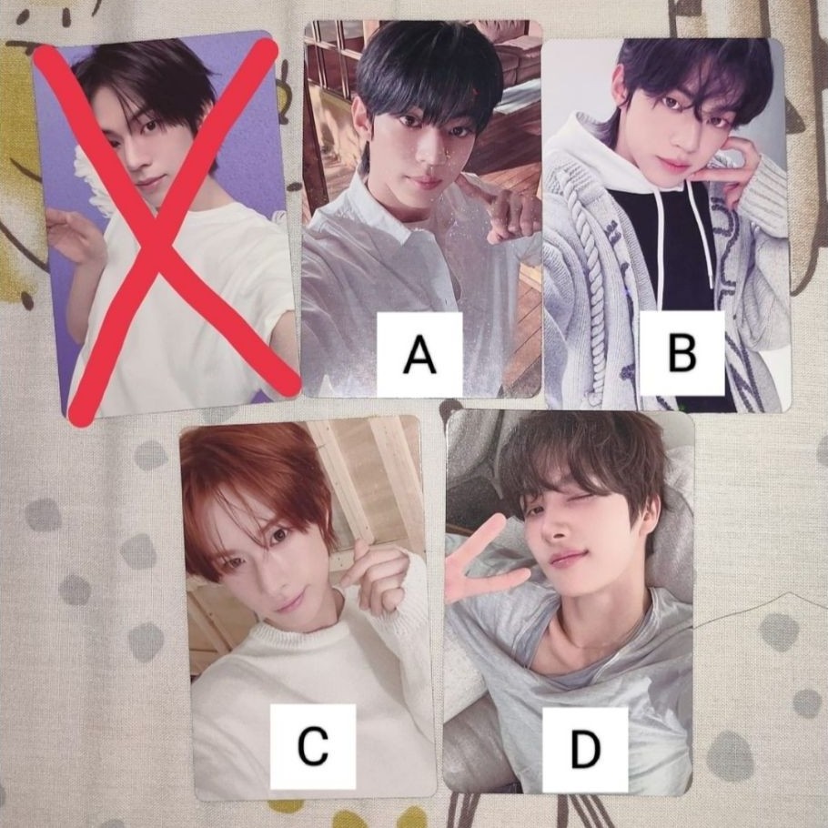 [baca desk] official TWS photocard shinyu dohoon youngjae hanjin jihoon kyungmin hajimemashite no tr