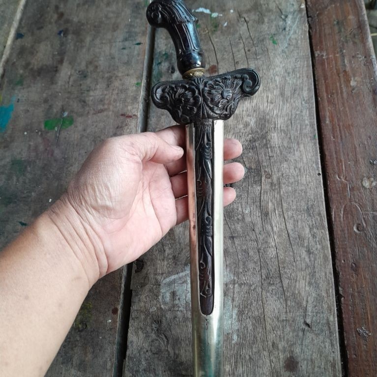 Keris Kolektor sepuh paterem pamor singo tiban