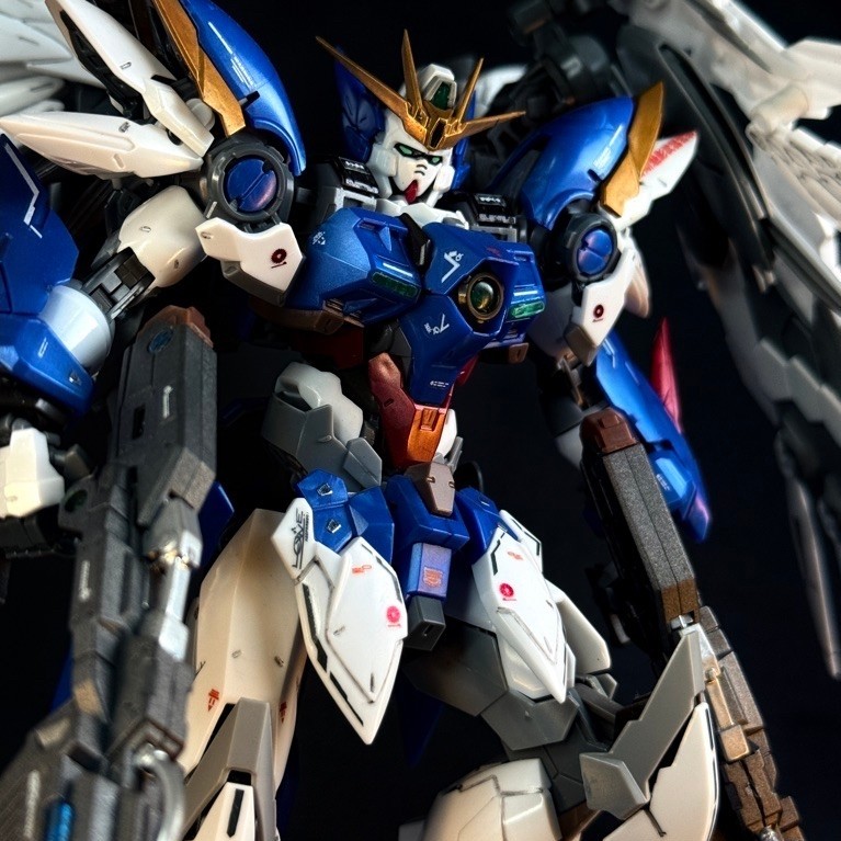 Ready MG Gundam Wing Zero Hirm 1/100 Detailing Repaint Custom No Minus Sudah Rakit Tinggal Pajang Li
