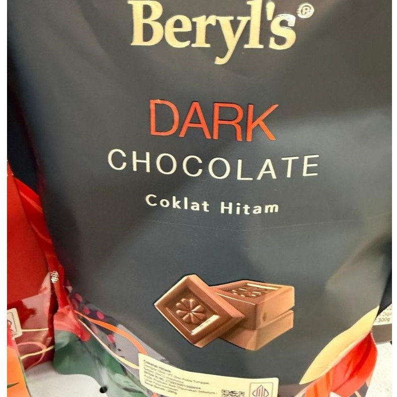 BERYLS DARK CHOCOLATE. BERYLS STRAWBERRY WHITE CHOCOLATE. BERYLS COKLAT HITAM. BERYLS MINT & BITTER 